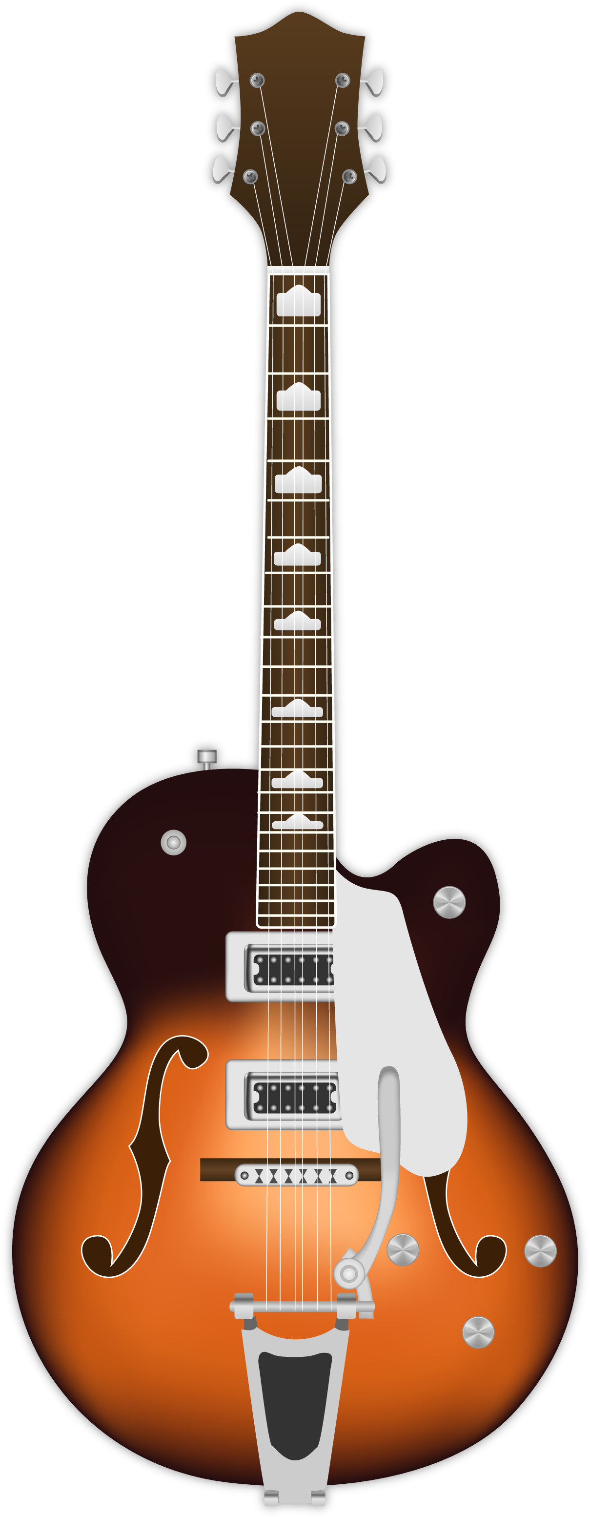 Guitar Clipart Png Image Transparent Png (1209x3107), Png Download