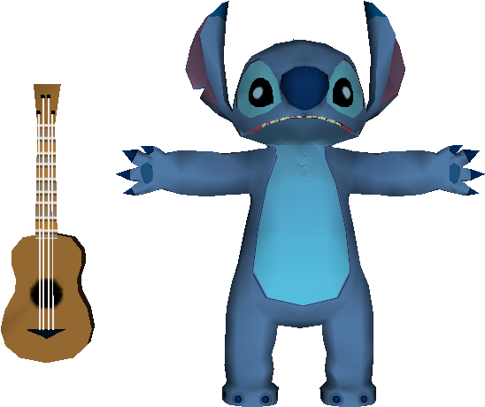 Stitch Clipart Guitar - Png Download (750x650), Png Download