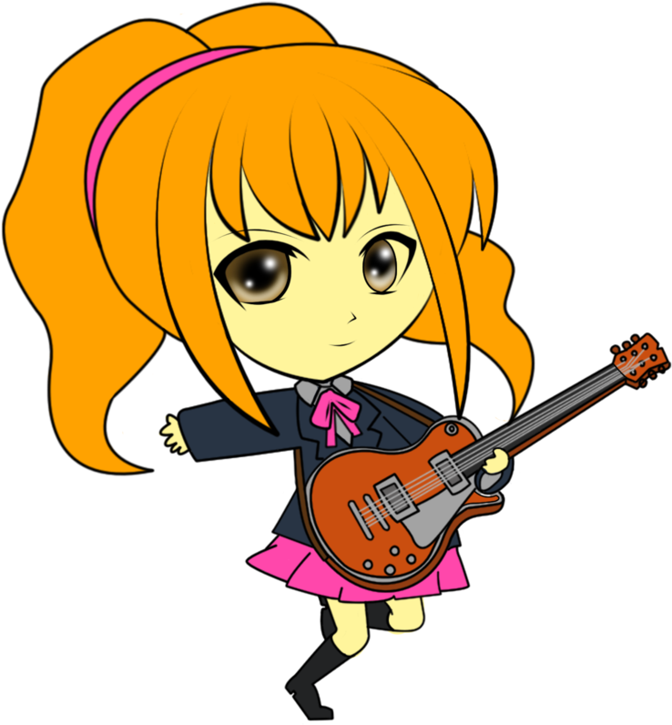 Anime Clipart Rock And Roll Kid - Png Download (900x900), Png Download