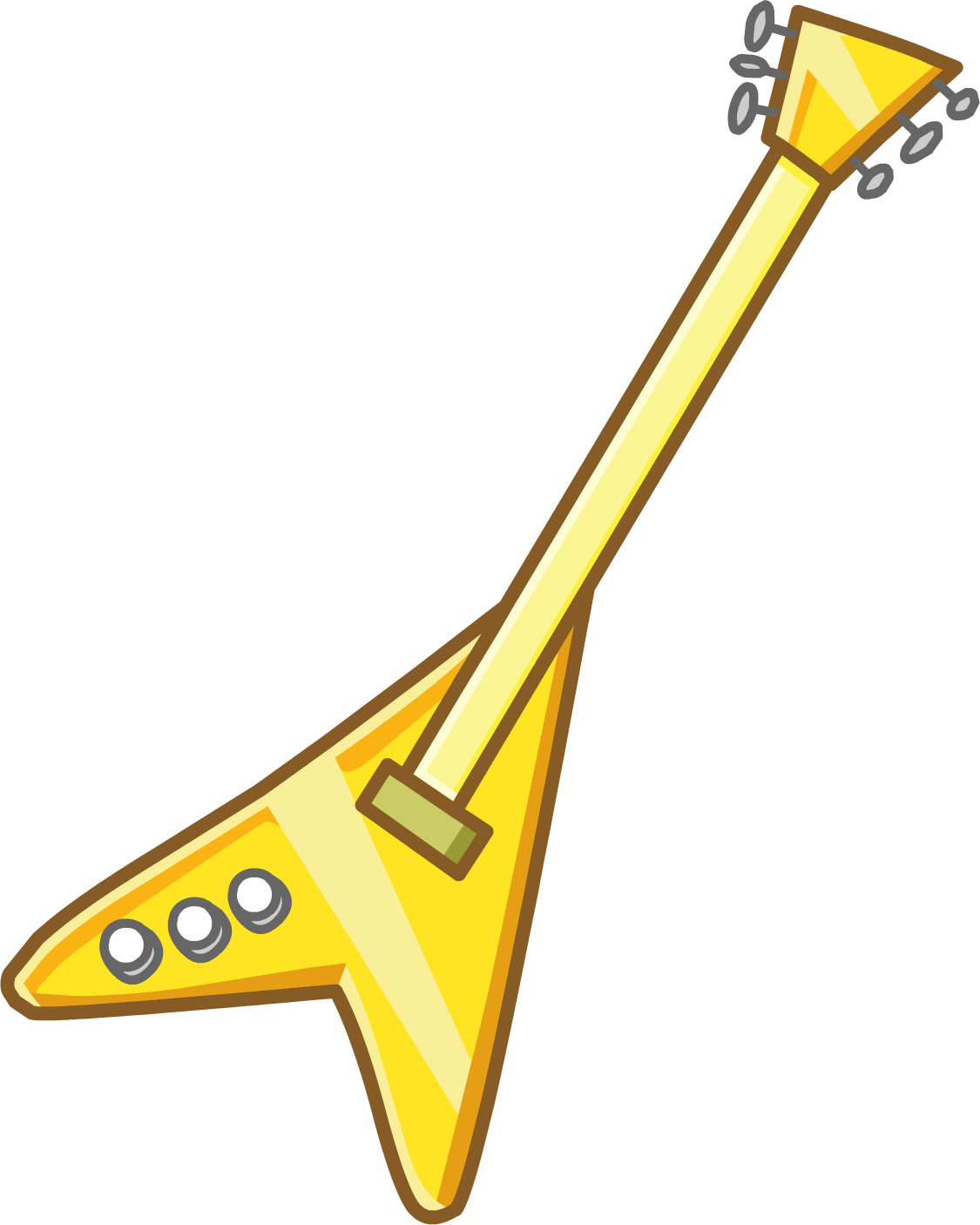 Golden Guitar Clipart (1125x1406), Png Download