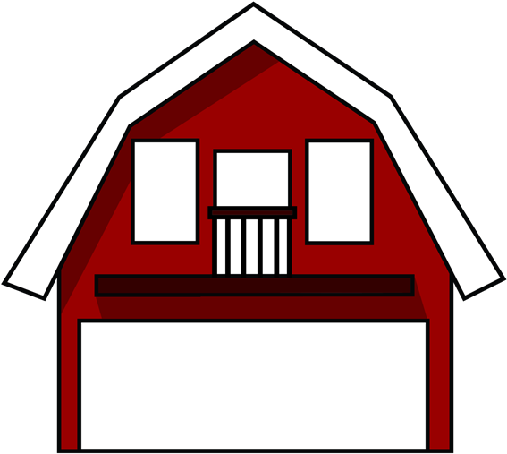 Clipart Barn Ranch House - Png Download (600x600), Png Download