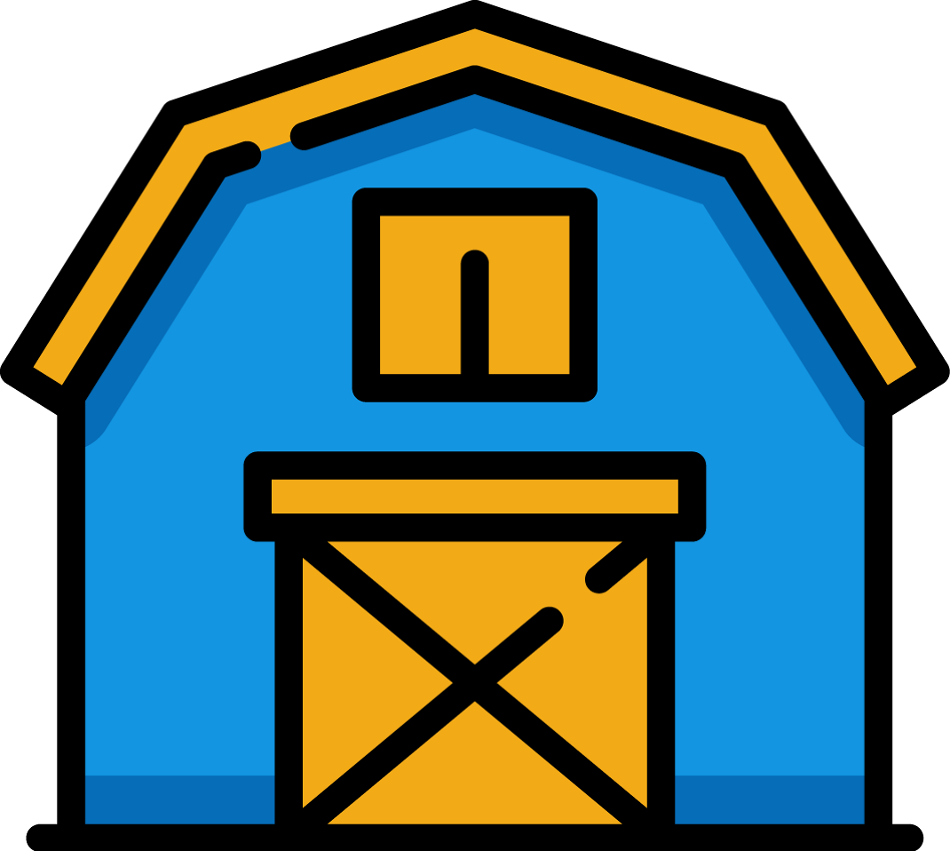 Sito-barn Clipart (1070x958), Png Download