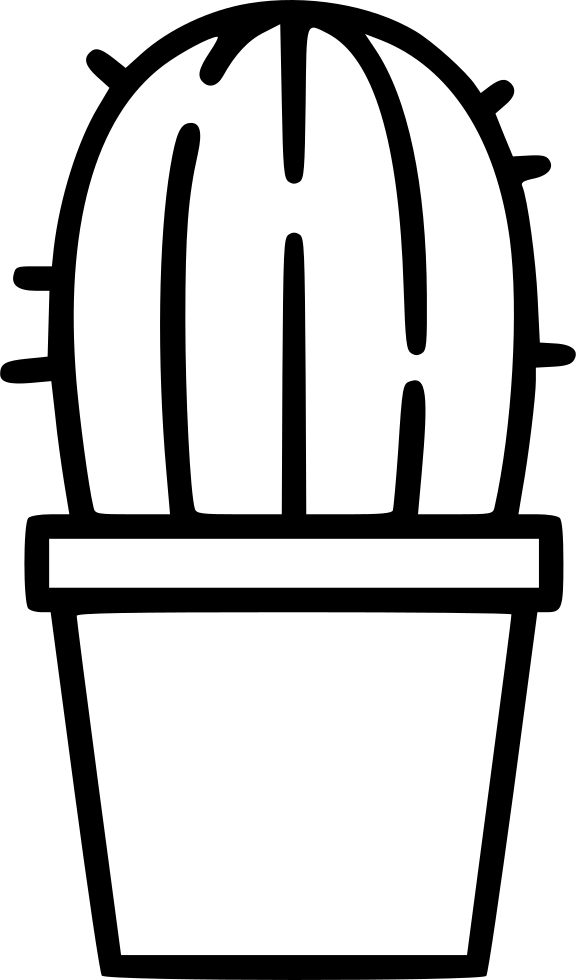 Download Outline Clipart Cactus - Png Download (#2699180) - PinClipart