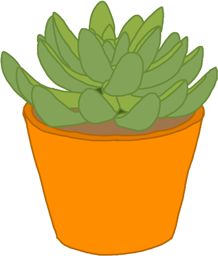 Clip Art Succulents - Png Download (480x640), Png Download