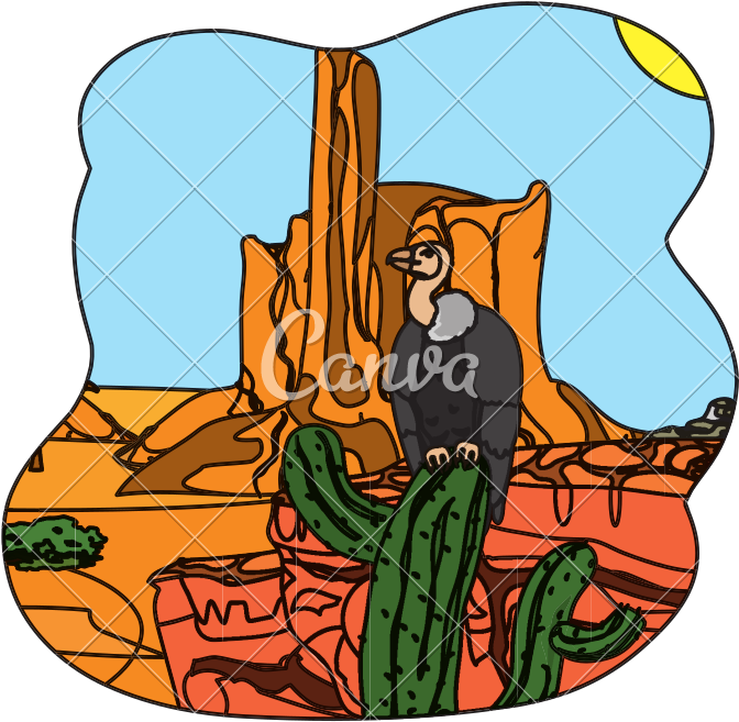 Color In The Cactus Clipart (800x800), Png Download