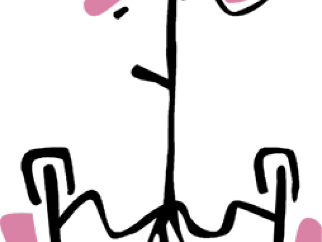 Potted Plants Clipart Pink - Png Download (640x480), Png Download