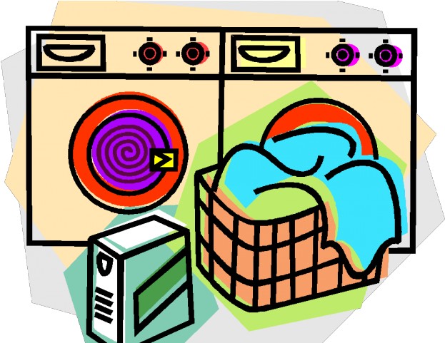 Pioneer Clipart Laundry - Washing Machine Laundry Clipart - Png Download (640x480), Png Download