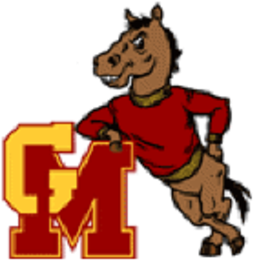 The Governor Mifflin Mustangs Vs - Governor Mifflin High School Mascot Clipart (720x577), Png Download