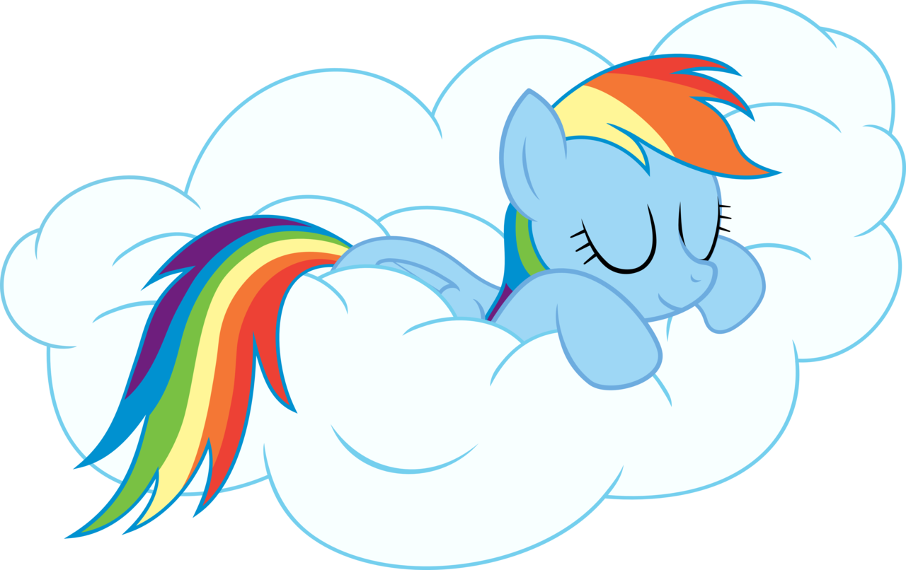 Cloud Clipart Transparent Background - Sleeping Cartoon Transparent Background - Png Download (1280x806), Png Download