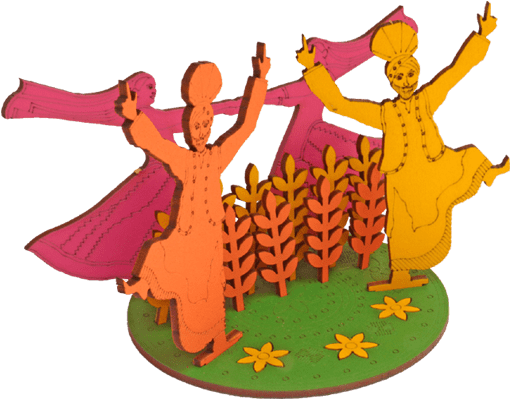 Thai Pongal Clip Art - Clip Art Images Of Baisakhi - Png Download (510x767), Png Download