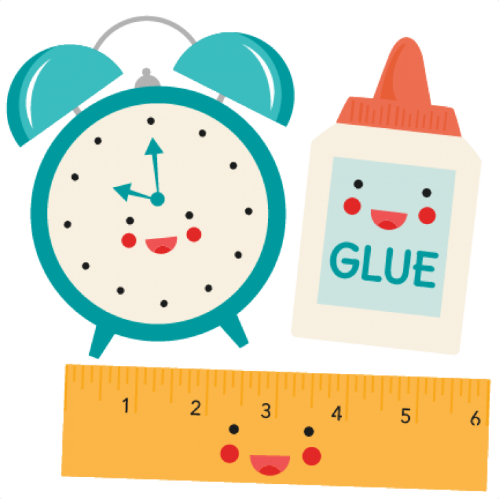 Permalink To Cute School Clipart - Cute School Supplies Clipart - Png Download (728x728), Png Download
