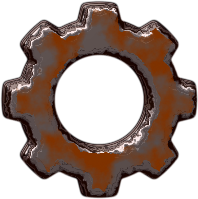 Gear - Rusty Gears Transparent Background Clipart (800x800), Png Download