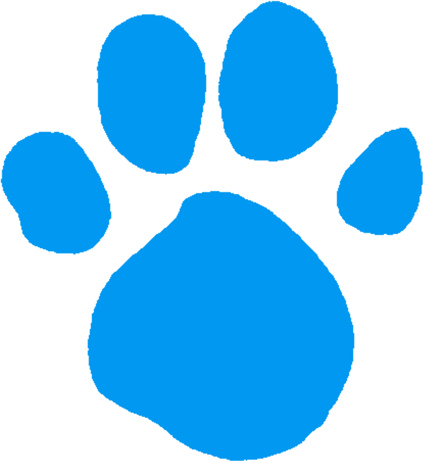 Blues Clues Paw Print - Blue's Clues Gold Clues Clipart (980x1006), Png Download