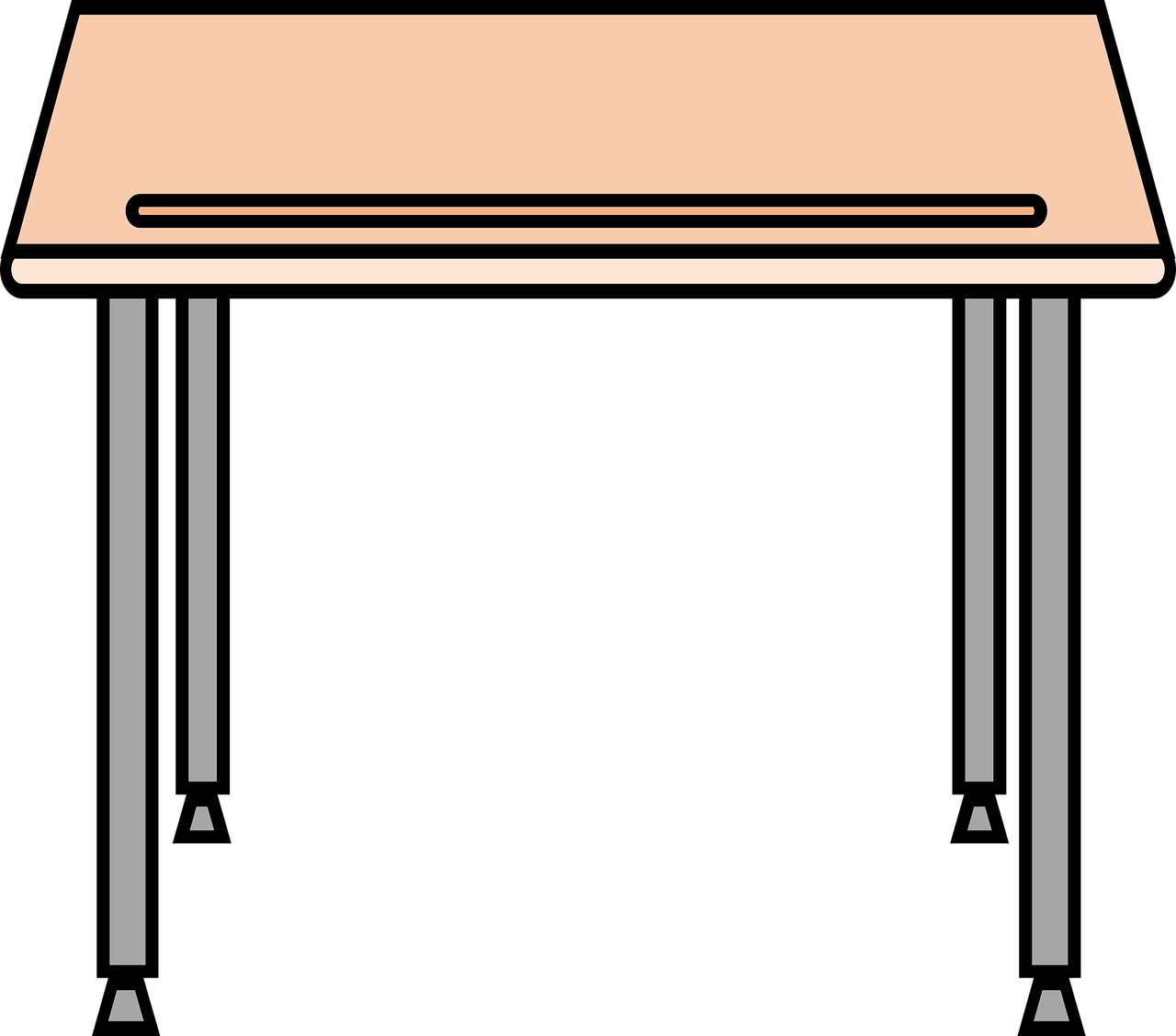 All Photo Png Clipart - Desk Clipart Transparent Png (851x750), Png Download