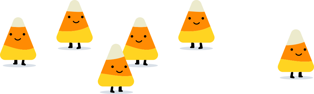 You've Discovered Clue - Transparent Halloween Candy Corn Clipart (1027x310), Png Download
