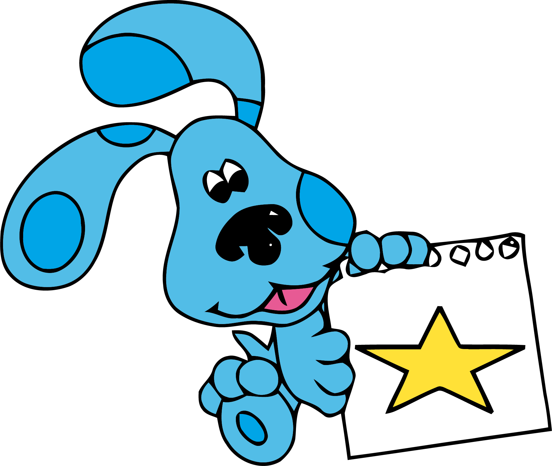 Blue's Clues Clip Art Star Clipart Png - Blues Clues Clipart Transparent Png (1837x1550), Png Download