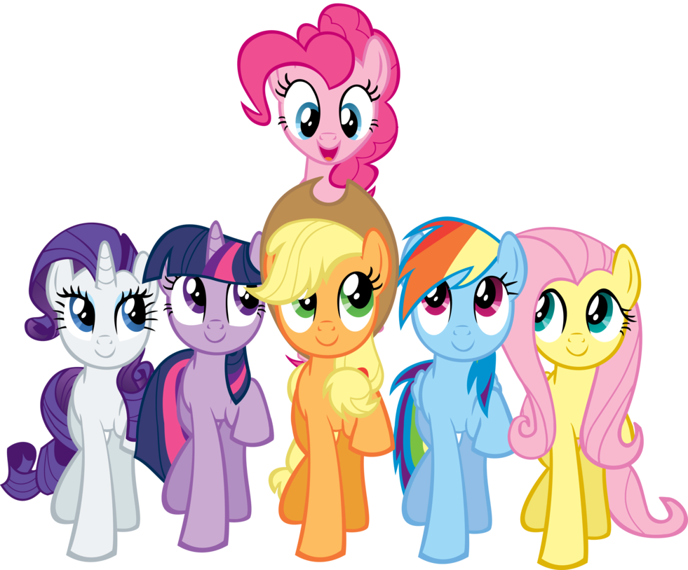 My Little Pony Clip Art - My Little Pony Sticker Characters - Png Download (981x814), Png Download