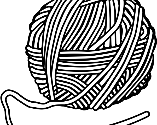 Kittens Clipart Yarn Clip Art - Yarn Clipart - Png Download (640x480), Png Download