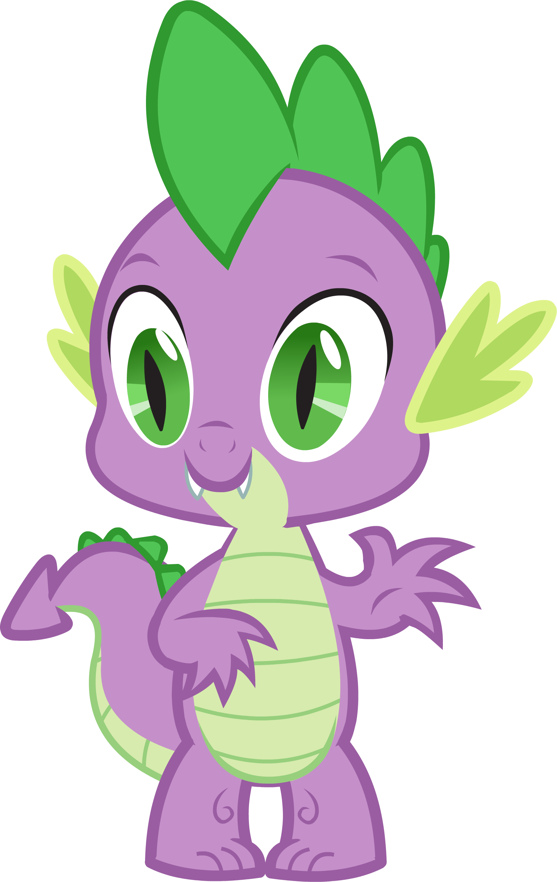 Canterlot Castle Png Pinterest - My Little Pony Dragon Spike Clipart (1801x2851), Png Download