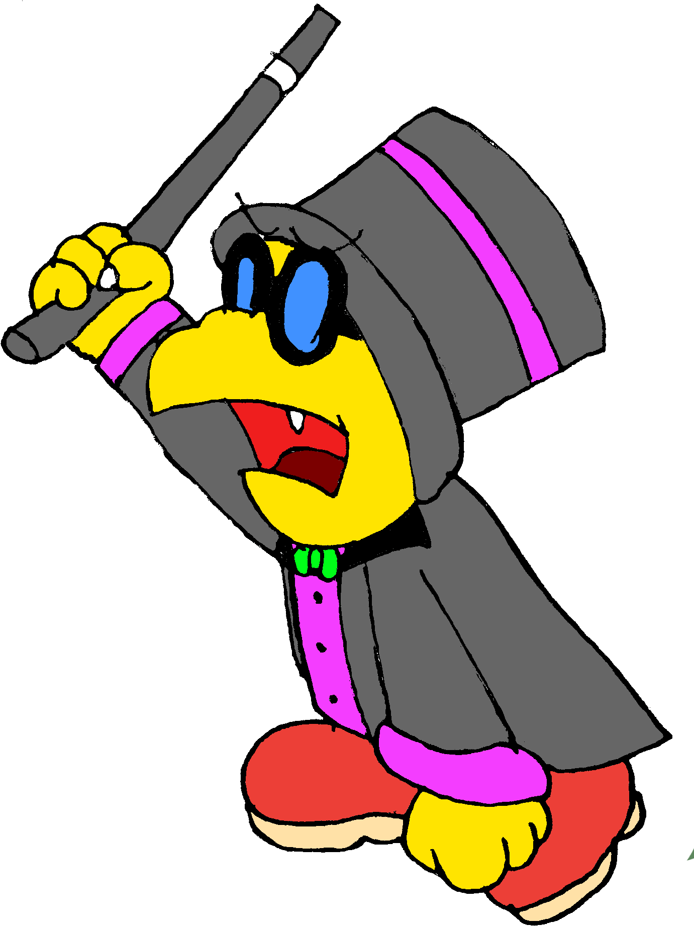 Koopini, The Magikoopa Magician - Party Clipart (1408x1881), Png Download