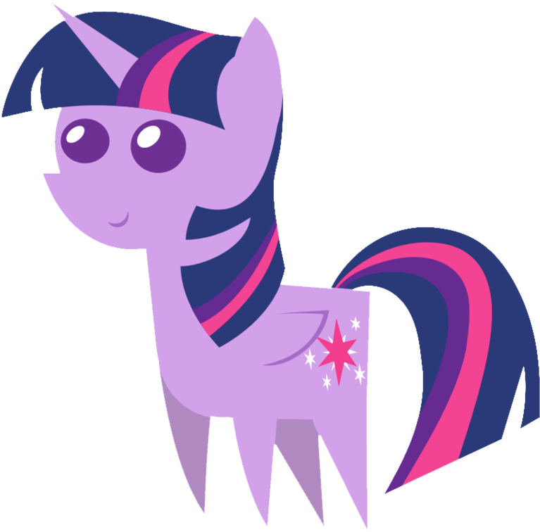 Twilight Sparkle Pointy Pony Vector By Kingdark0001 - Mlp Pointy Ponies Clipart (942x848), Png Download
