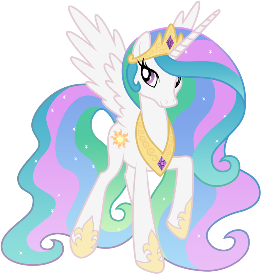 My Little Pony Princess Celestia Clipart (900x940), Png Download