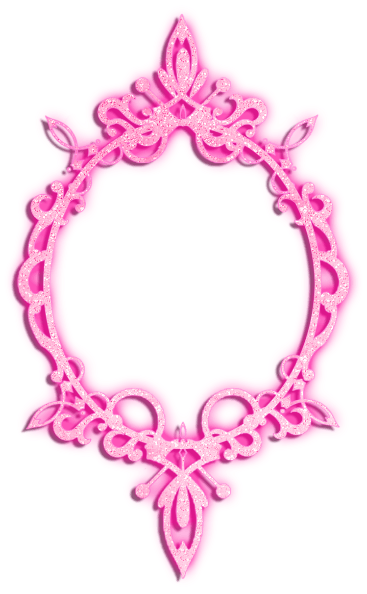 Glitter Clip Art Clipart - Pink Glitter Frame Png Transparent Png (760x1216), Png Download