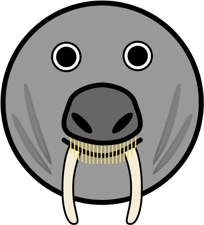 Cartoon Animals Face Clipart (540x594), Png Download