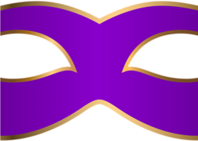 Masks Clipart Purple - Png Download (640x480), Png Download