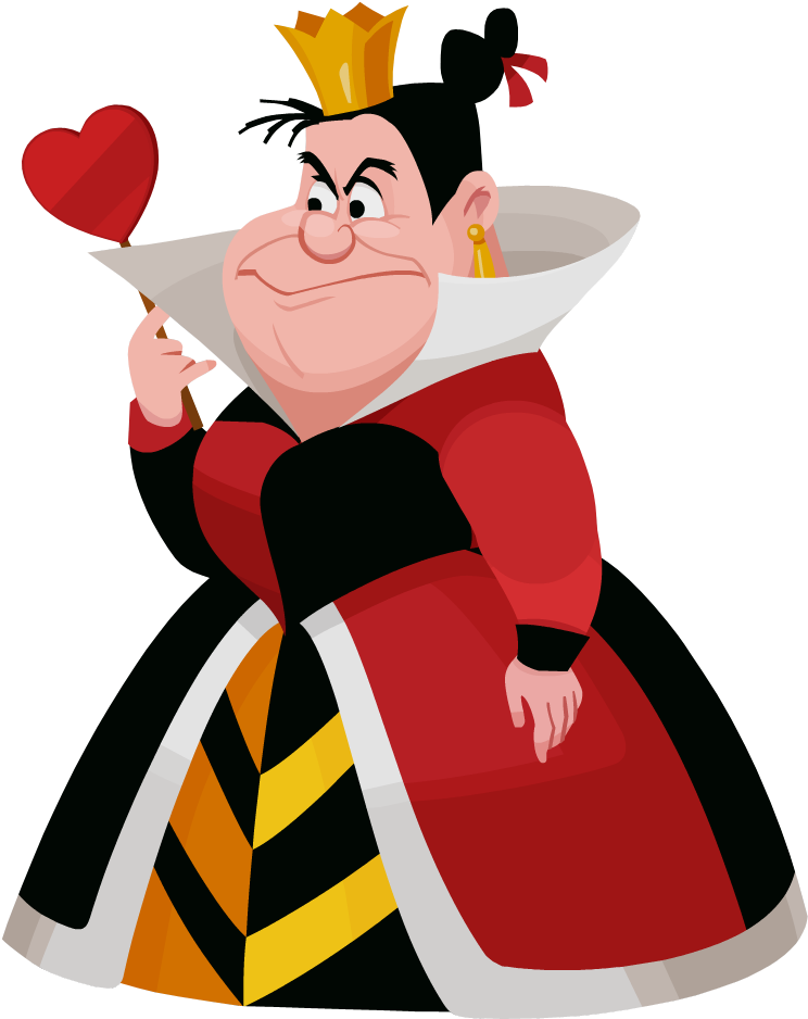 Queen Of Hearts - Reina De Corazones Disney Clipart - Full Size Clipart ...