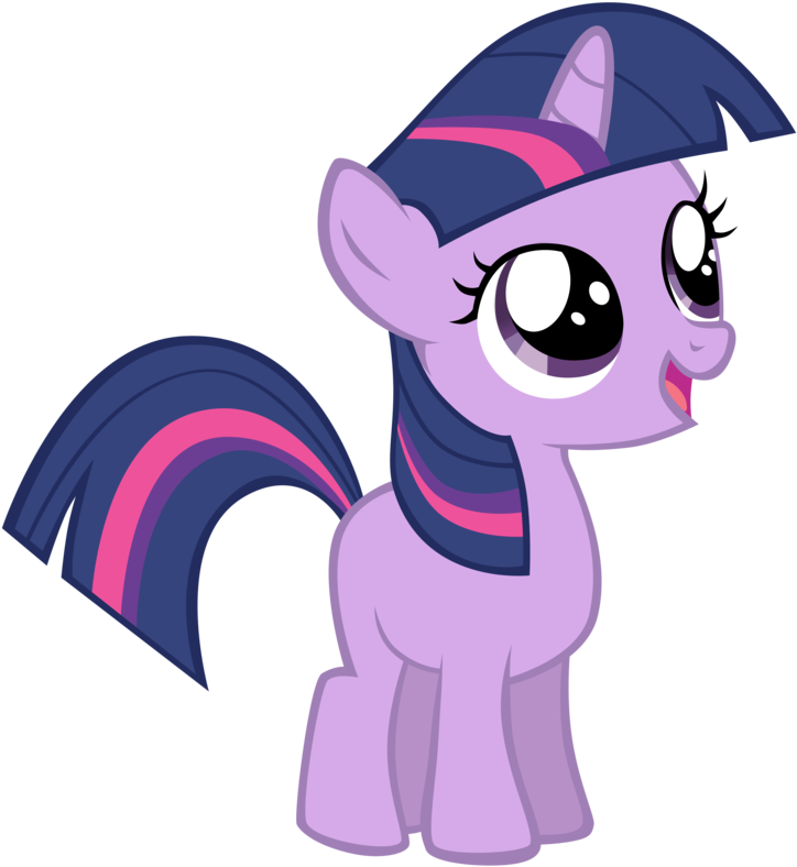 Chat The Great Return Of Dashing File - My Little Pony Twilight Sparkle Filly Clipart (839x953), Png Download