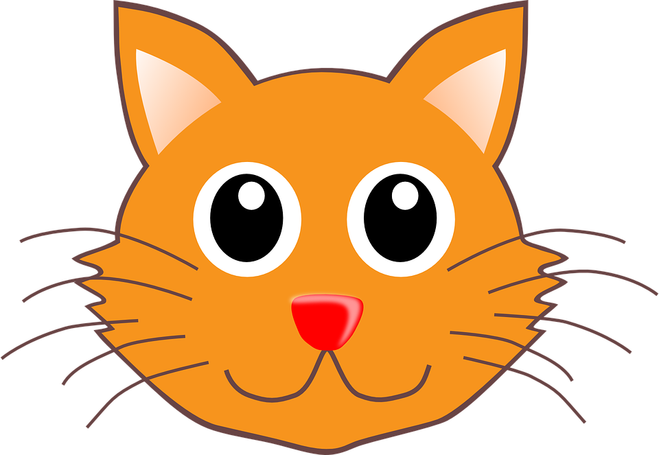 Feline Clipart Cat Face - Png Download (960x663), Png Download