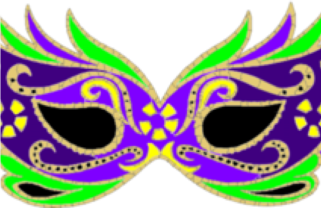 Masks Clipart New Orleans - Mardi Gras - Png Download (640x480), Png Download