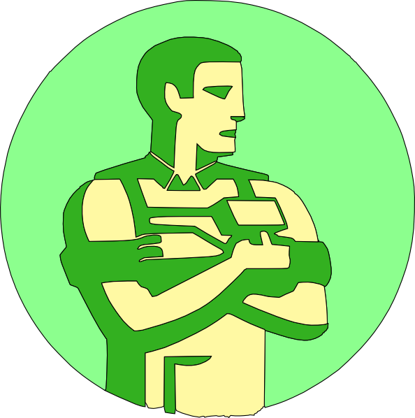 Free Vector Green Jobs Clip Art - Png Download (594x598), Png Download