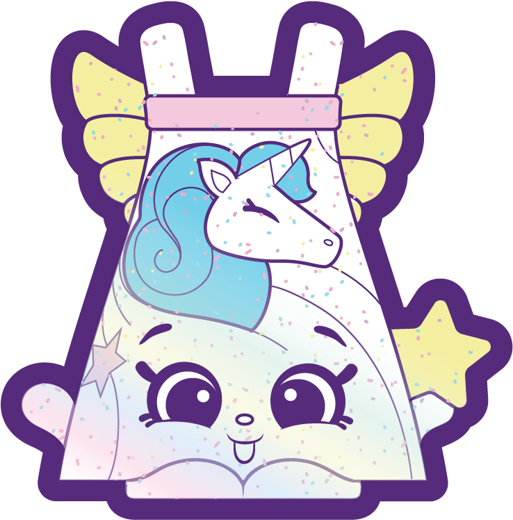 Shopkins Season 9 Shimmery Unicorns Tribe Team Eunice - Shopkins Clipart (834x834), Png Download