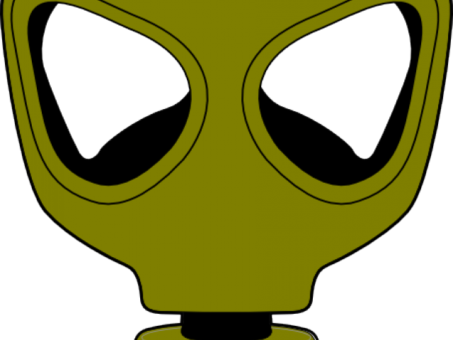 Gas Mask Clipart Line Art - Split Arrow Clip Art - Png Download (640x480), Png Download