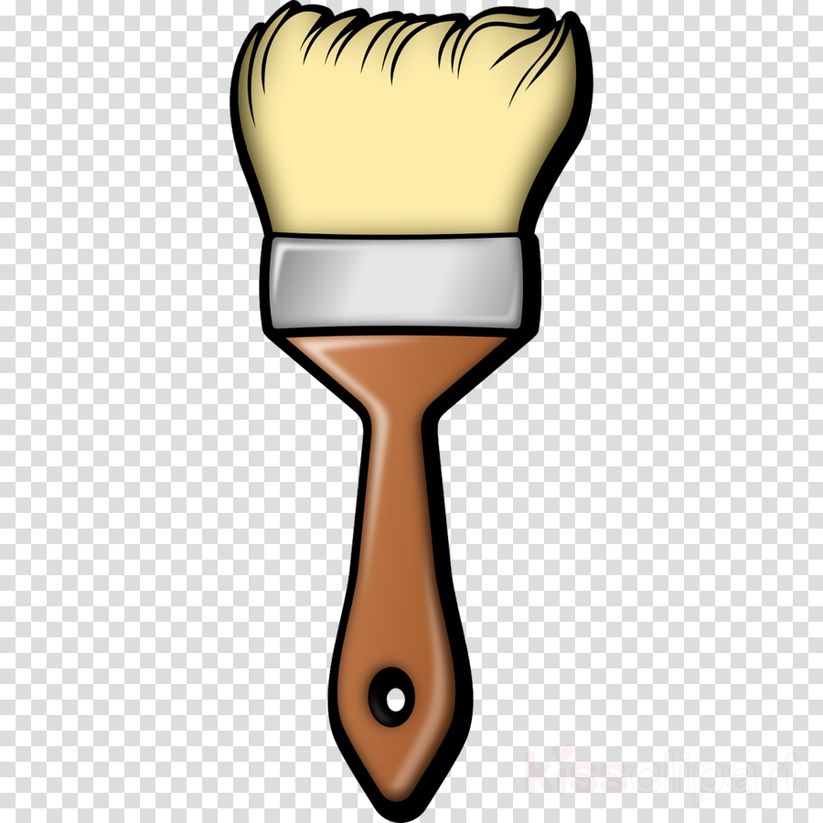 Paint Brush Cut Out Clipart (900x900), Png Download