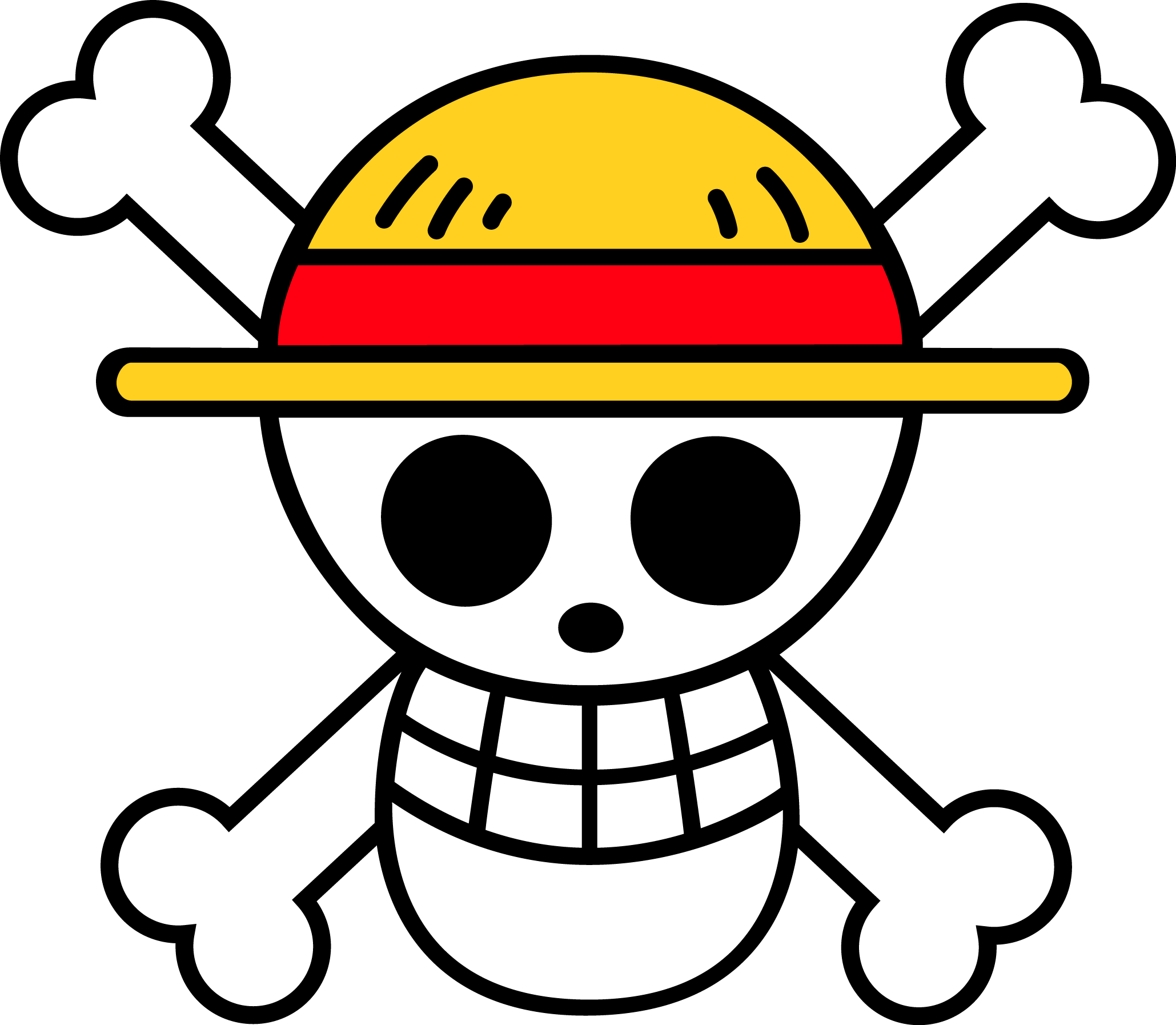 Onepiece Mangaanime Sticker Luffy Manga Remixit Anime Clipart (806x703), Png Download