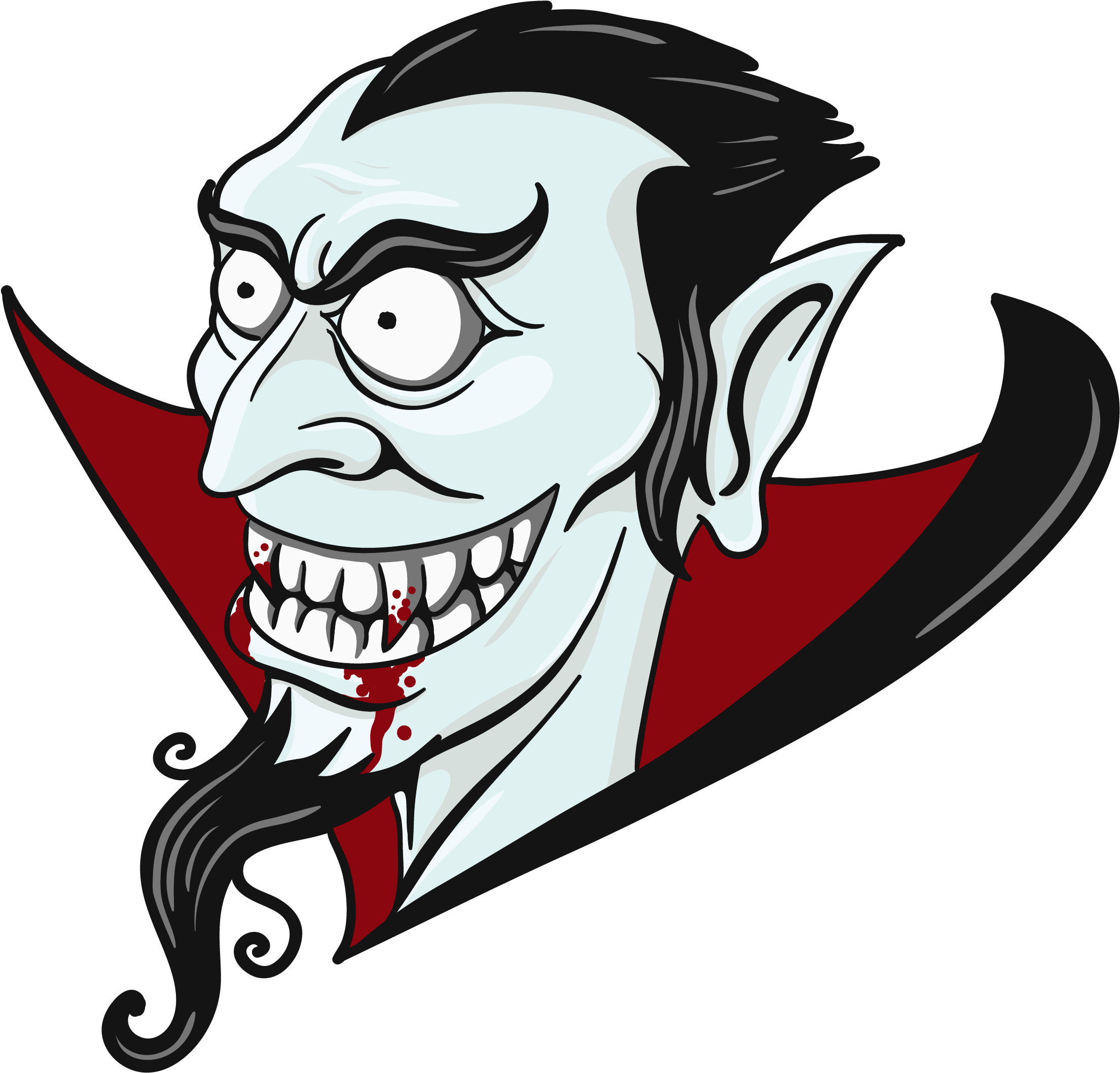Vampire Head Png Clipart Transparent Png (2536x2400), Png Download