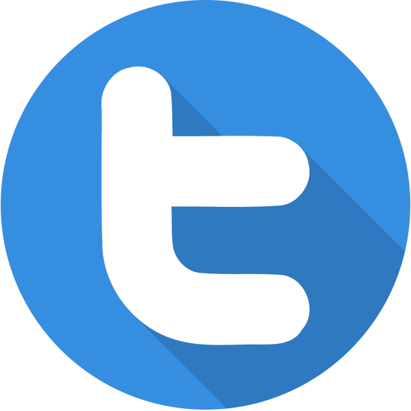 Twitter Flat Logo Png Clipart (600x600), Png Download