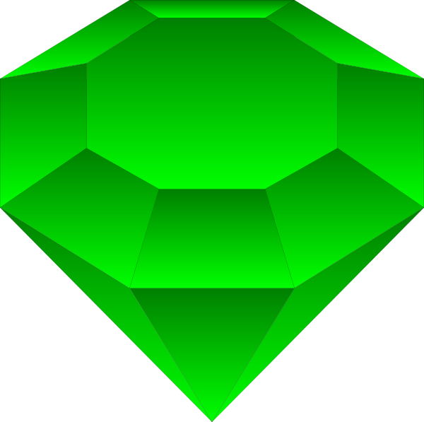 Emerald Clipart - Png Download (600x597), Png Download