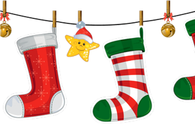 Decorations Clipart Nativity - Christmas Sock Clip Art - Png Download (640x480), Png Download