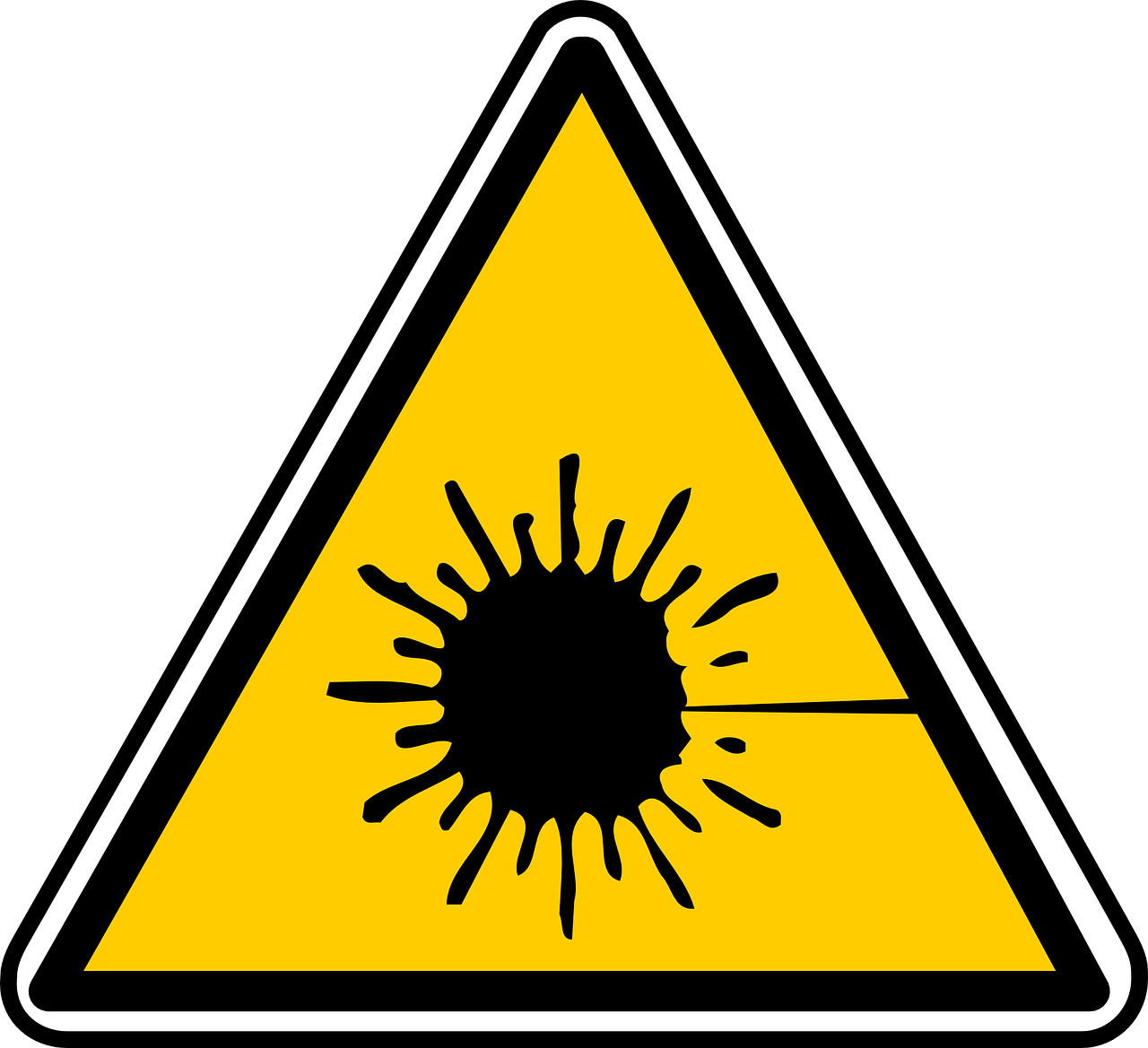 Radiações Não Ionizantes - Riesgo Por Radiacion Laser Clipart (1280x1169), Png Download