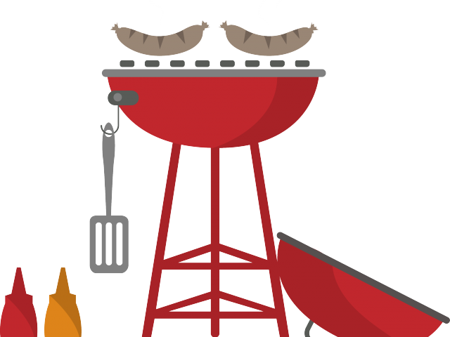 Hot Dog Clipart Red Bbq - Png Download (640x480), Png Download