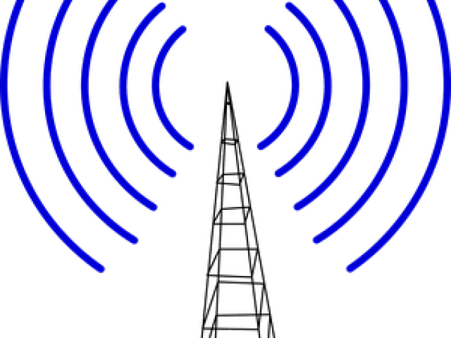 Radio Tower Clipart (640x480), Png Download