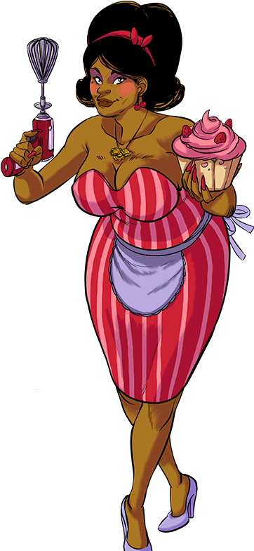 Holly / Há Duas Espécies De Cozinheiras - Cartoon Clipart (673x913), Png Download