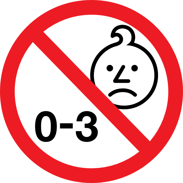 Free Vector Age Warning Symbol Clip Art - Age Warning Symbol - Png Download (600x600), Png Download