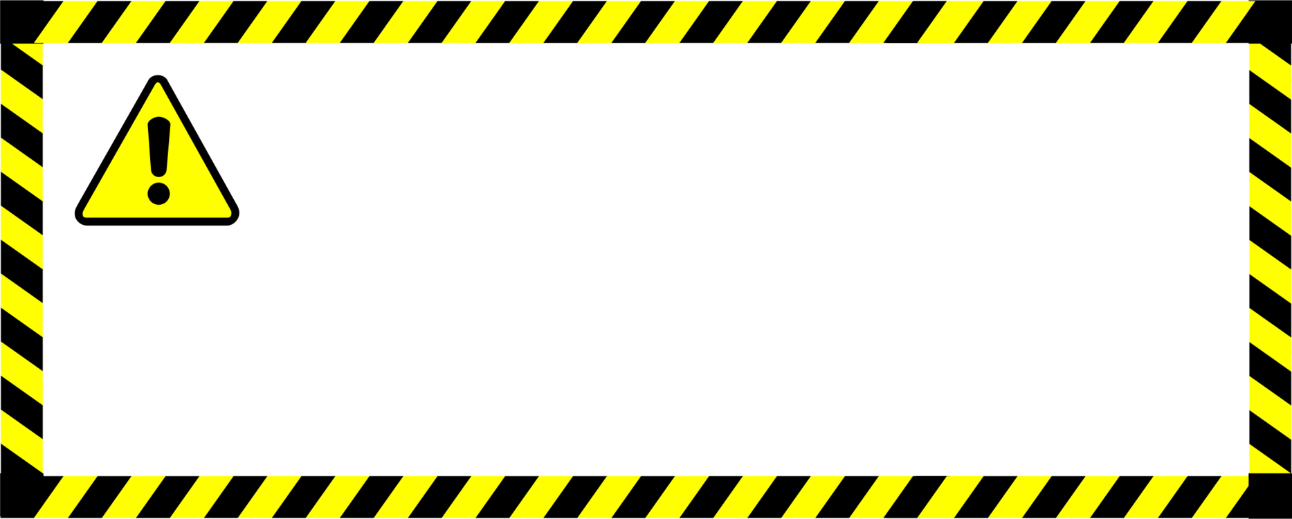 Download Warning Sticker Png Clipart Warning Sign Clip Warning