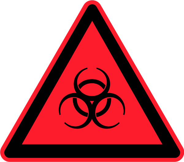Caution Chemicals Cliparts - Hazard Warning Png Transparent Png (600x529), Png Download