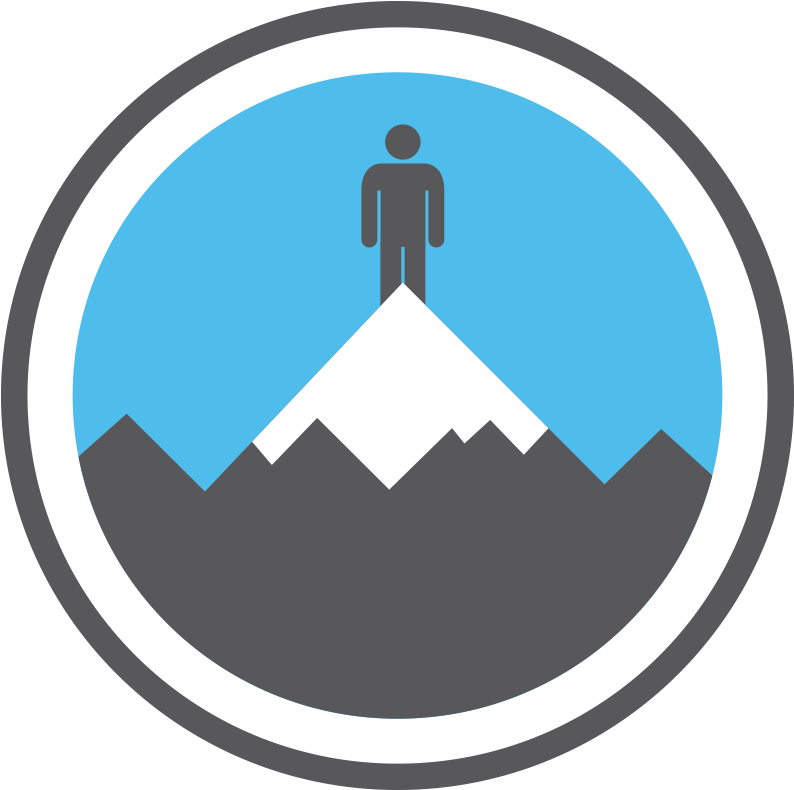 Exactly - Climb The Mountain Icon Clipart (800x800), Png Download